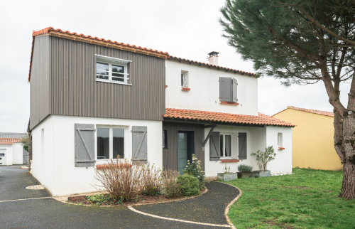 Surélévation de maison aux Sorinières