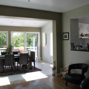 Extension d'une maison traditionnelle, Essonne - Salon