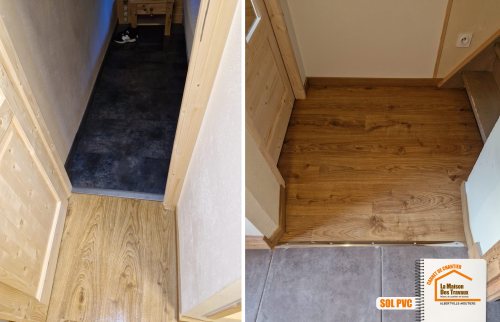 Travaux de rénovation Beaufort, Sol PVC résistant, Menuiserie sur-mesure, Solutions rangement optimisé