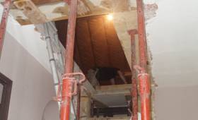 Ouverture de la trémie dans dalle béton à BLOIS (41)