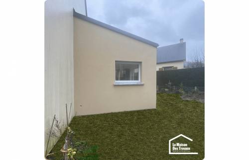 Extension en enduit 