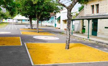 Rénover une cour d'école à Paris 8
