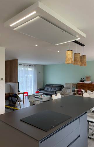 Plaque de cuisson sur ilot