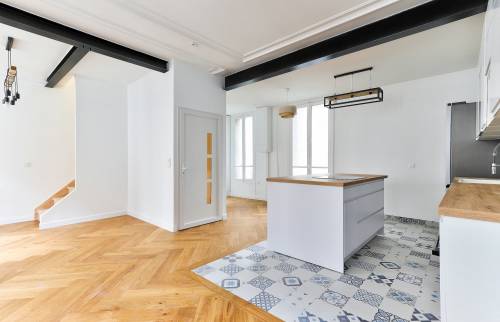 Rénovation du parquet en pointe de hongrie