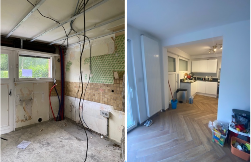 Avant Après cuisine 