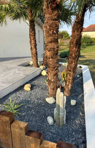 Création de terrasse en béton à Vienne