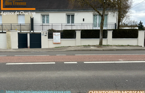 ravalement façade et clôture lèves LMDT Chartres