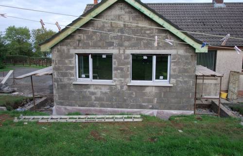 Extension de maison parpaing