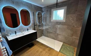 Réalisation d’une salle de bain à Ruy Montceau