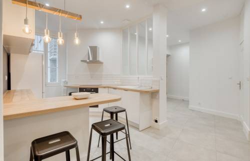 Rénovation de cuisine avec verrière 