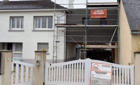 PROCHAINEMENT - Création d'une extension sur pilotis à Thouaré-sur-Loire (44470) - travaux en cours