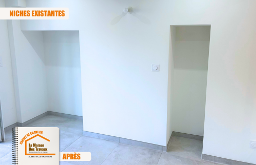 Artisan rénovation Savoie, Travaux transformation garage, Réseau artisans Albertville, Aménagement studio sur mesure, 