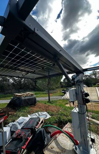 Montage tracker solaire 