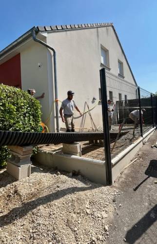 Création d’une terrasse et installation de clôture à Troyes 5