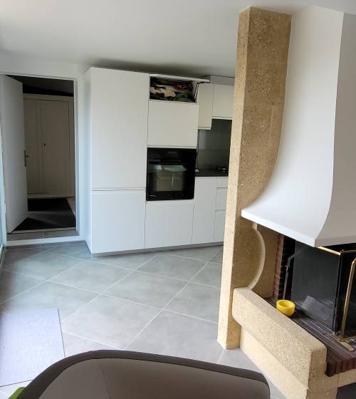 La pièce de vie - Cuisine ouverte