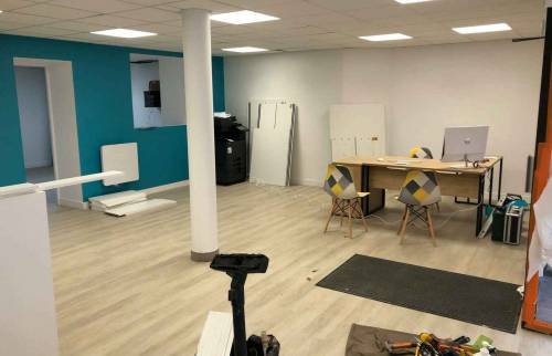 Rénovation agence immobilière - Quéven (56530)