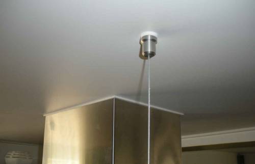 Gros plan hotte intégrée