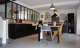 Réalisation d’une verrière atelier à Tours Nord