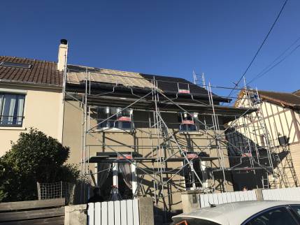 Travaux de remplacement de la couverture (Lion-sur-Mer 14780)