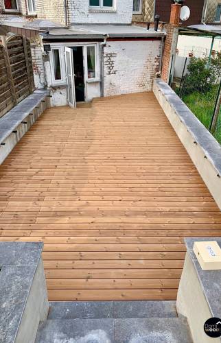 Aménagement d'une terrasse en bois à Annemasse