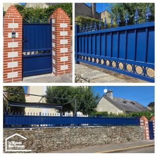 Installation de clôture et portillon en zone protégée - Pornic 44210