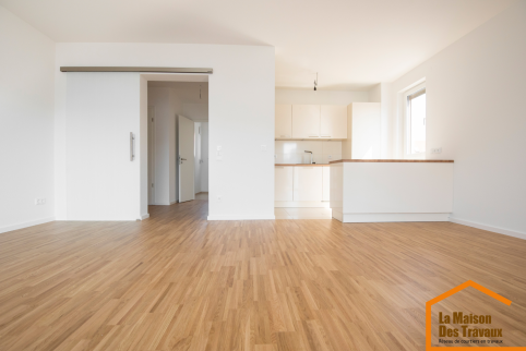 pose parquet dans un appartement