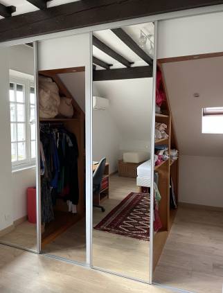 De nouvelles portes pour le dressing