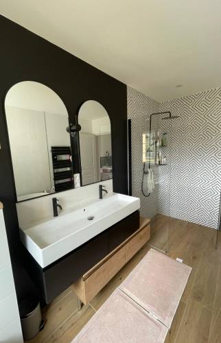 Grand meuble vasque