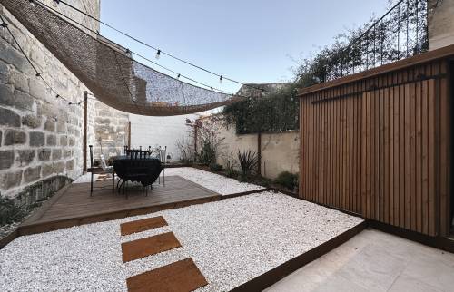 Rénovation d'un appartement avec jardin aux Chartrons 