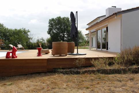 Aménagement de terrasse en pente