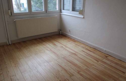 Parquet après rénovation à Buhl