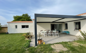 Aménagement d'une pergola bioclimatique à Vertou