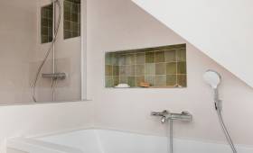 Salle de bain aménagée dans les combles – Aménagement terminé à Vern-sur-Seiche