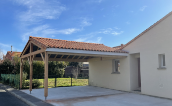 Création d'un carport à Bouguenais
