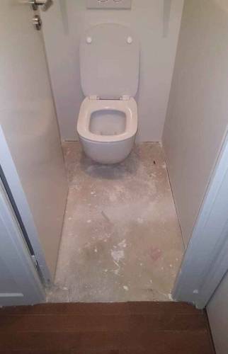 WC pendant les travaux - Paris 18