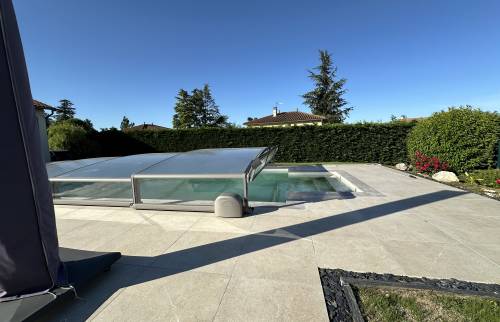 Rénovation d'une terrasse autour d'une piscine (69290 SAINT GENIS LES OLLIERES)