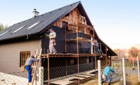 travaux d'isolation thermique par l’extérieur sur une maison - Pornic 44210