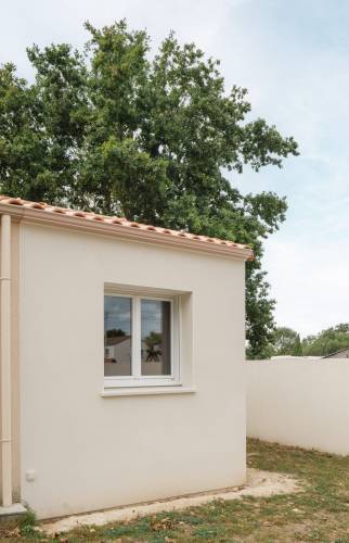 Extension pour créer deux chambres à La Haie-Fouassière (44690)- extérieur