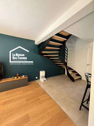 Rénovation escalier bois métal Vannes