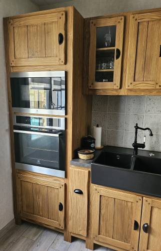 Photo 2 : Colonne four + micro ondes