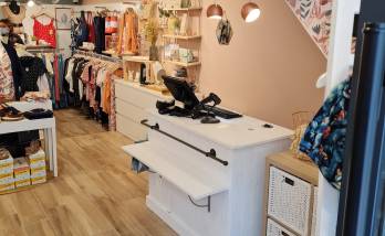 Rénovation d’un local commercial pour créer une boutique de vêtements dans l’Aube entrée
