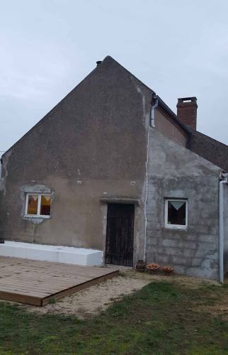 Pignon avant rénovation