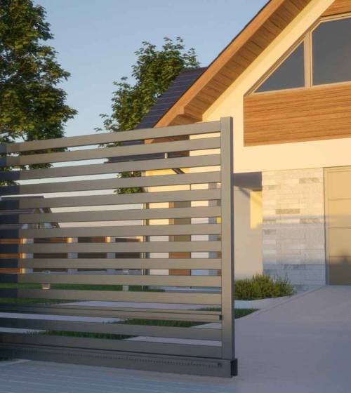portail électrique pour une maison tendance