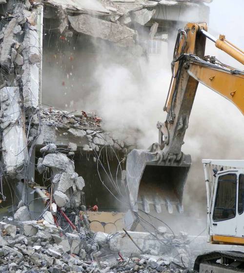 Travaux de démolition