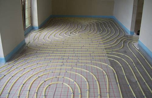 Installation d'un chauffage au sol hydraulique dans une maison en rénovation à Sainte-Luce-sur-Loire 44980 près de Nantes