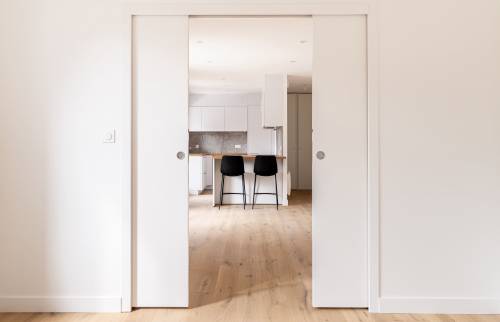 Rénovation d'un appartement à La Haie-Fouassière 44690-chambre d'amis- bureau