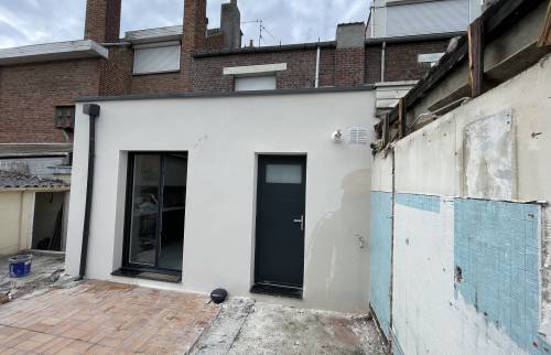 Extension de maison, destination cuisine et buanderie WC