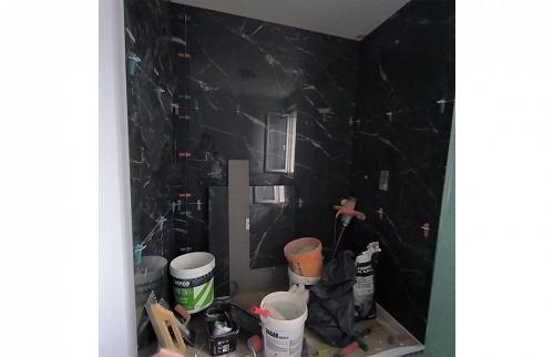 Rénovation douche (pendant travaux)