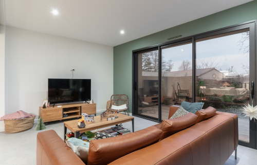 Extension de maison pour créer un salon séjour spacieux à Vertou