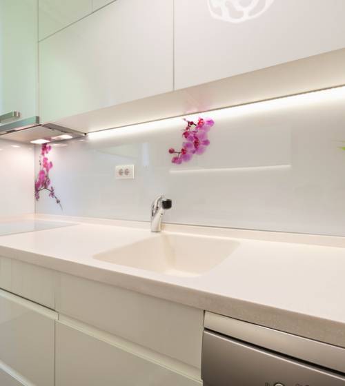 Rénovation complète cuisine type couloir à Hagondange (57)